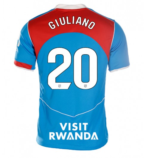 Ženske Nogometnih dresov Atletico Madrid Giuliano Simeone #20 Tretji 2025-26 Kratki rokavi Ženske Nogometnih dresov Atletico Madrid Giuliano Simeone #20 Tretji 2025-26 Kratki rokavi